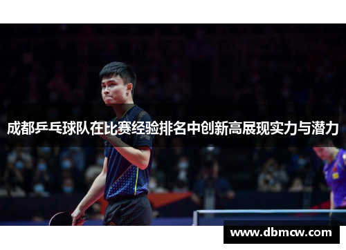 成都乒乓球队在比赛经验排名中创新高展现实力与潜力